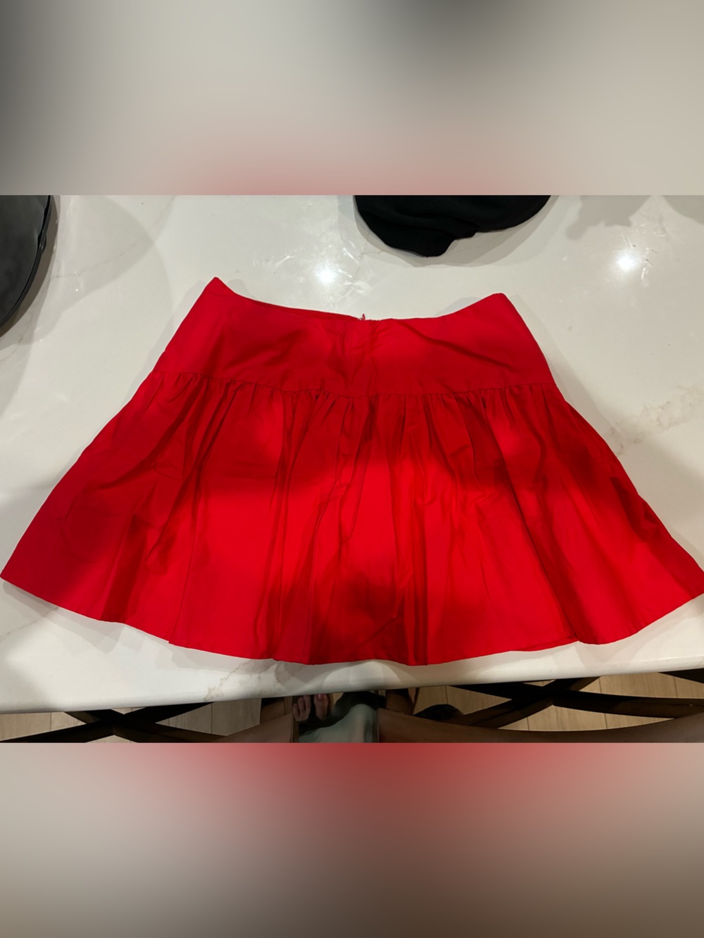 Day + Moon Red Women's Flared Skort size large new with tags